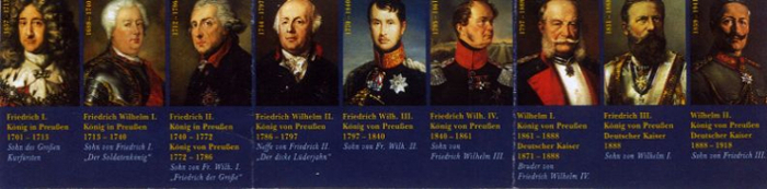 Die preußischen Könige